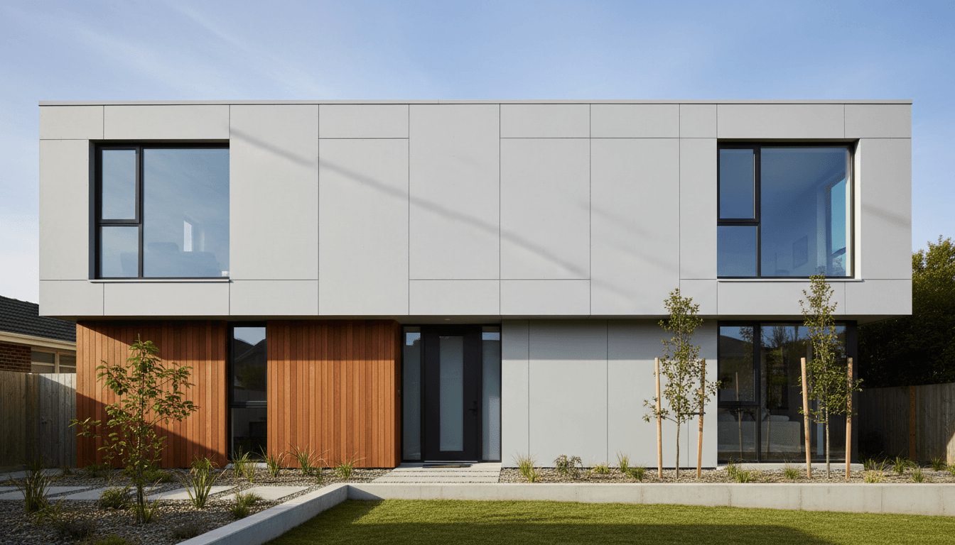 Insulated render on exterior wall