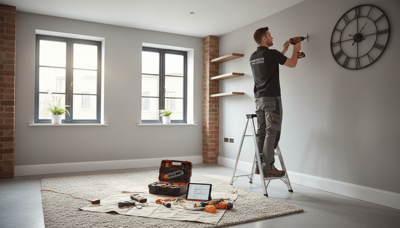 Professional maintenance work being performed on a property in Manchester