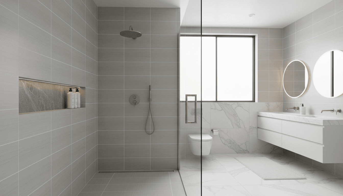 Bathroom tiling project